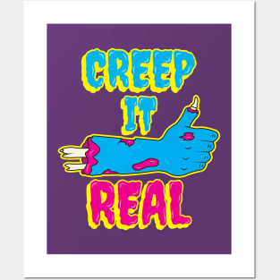 Creep It Real Zombie Arm Posters and Art